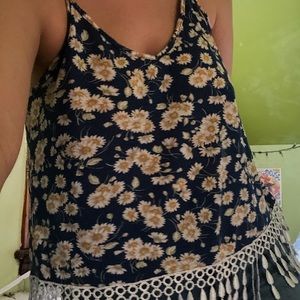 Flowy flower shirt/blouse